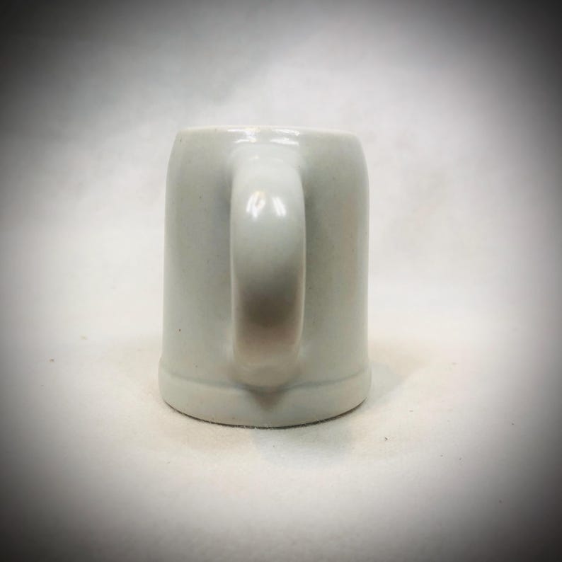 Heineken Beer Stein Mini Mug Vintage Holland Tankard Shot Glass Ceramic Pottery image 4
