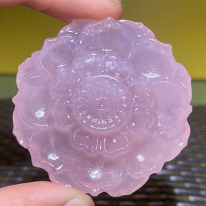 2.1“ Natural Rose crystal,crystal Flower,Hand carved,crystal healing,Home decoration,crystal gifts 1pc