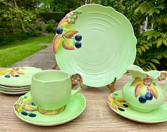 1930s Carlton Ware 'Blackberry' Ceramics