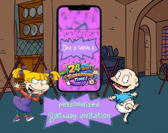 Rugrats Customized Birthday Invitation Video