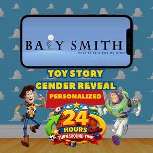 Toy Story Personalized Gender Reveal