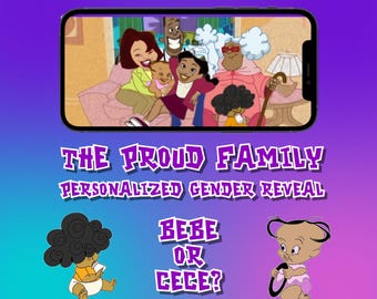 Revelación de género para toda la familia / Descarga digital personalizada / Revelación de niño o niña