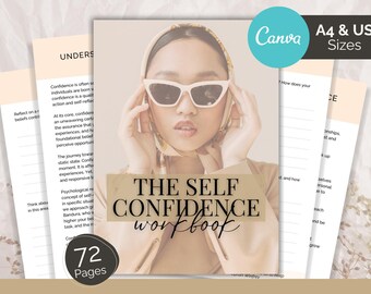 The Self Confidence Workbook PLR | Coaching Workbook | Life Coaching | Mental Health | Digital Download | PLR Resell Product