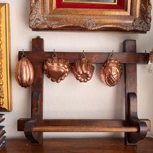 Vintage Mini Copper Molds Two Sets | Sold Separately