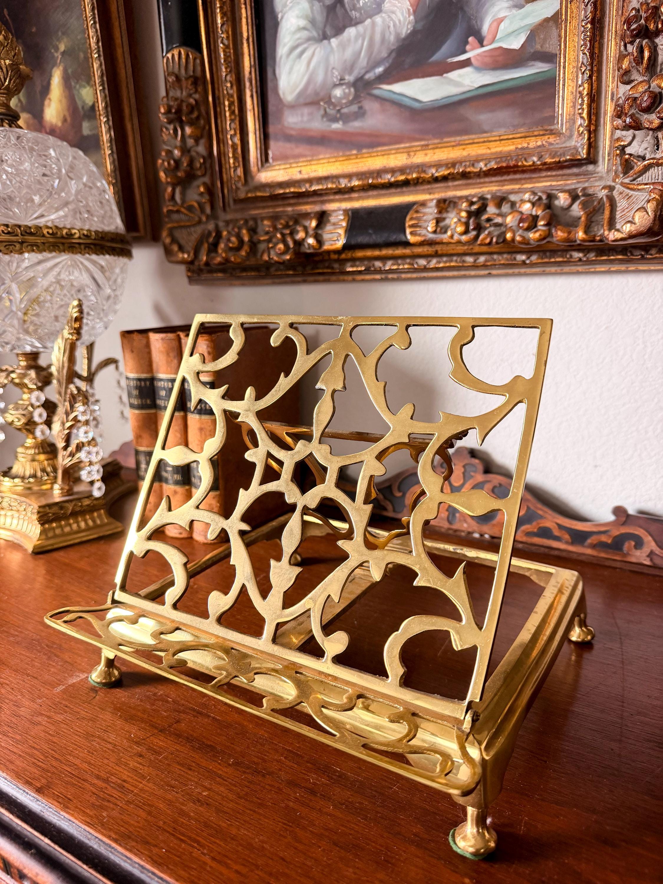Antique Folding Book Stand - Etsy