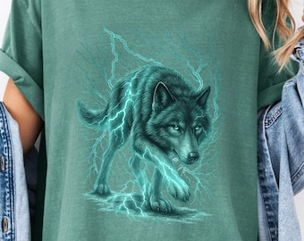 Alpha Wolf Shirt, Single Wolf Tee Shirts, Wolf TShirt, Men Wolf Tee Shirt , Wolf Shirt Goth, Wolf T-Shirt, Predator Shirt, Alpha Male TShirt