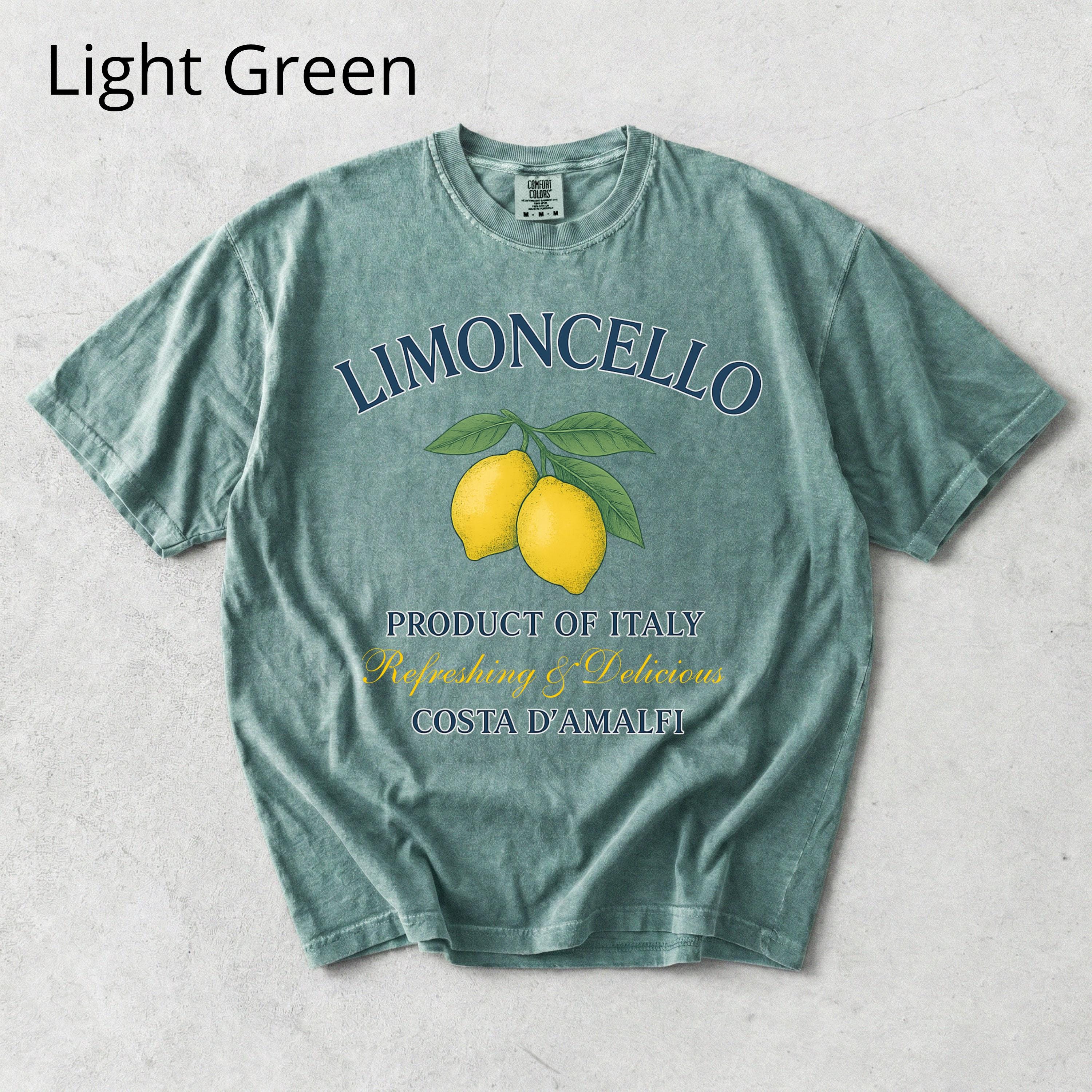 Limoncello Tee Shirt, Amalfi Coast T-shirt, Italian Lemon Shirt