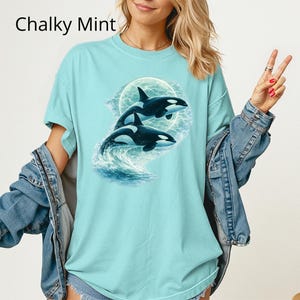 Sea Animals Ocean Shirt, Marine Life Tee, Whale T-Shirt, Turtle T-shirt, Tee for Marine Lover, Orca Shirt, Gift for Ocean Lover image 11