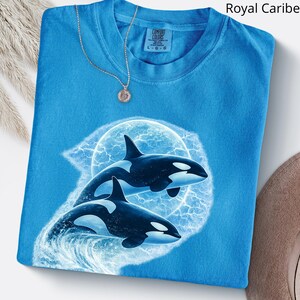 Sea Animals Ocean Shirt, Marine Life Tee, Whale T-Shirt, Turtle T-shirt, Tee for Marine Lover, Orca Shirt, Gift for Ocean Lover image 8