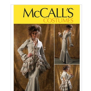 McCall's 6770 Women's Steampunk Costume Sewing Pattern - Sizes 4-10 - Bust 29.5-32.5- UNCUT OOP