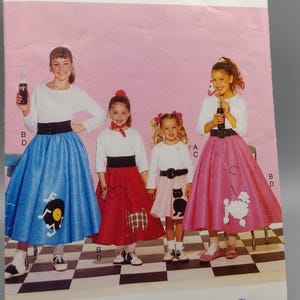 Mädchen Pudelrock Kostüm Schnittmuster | Butterick 4113 | Alle Größen
