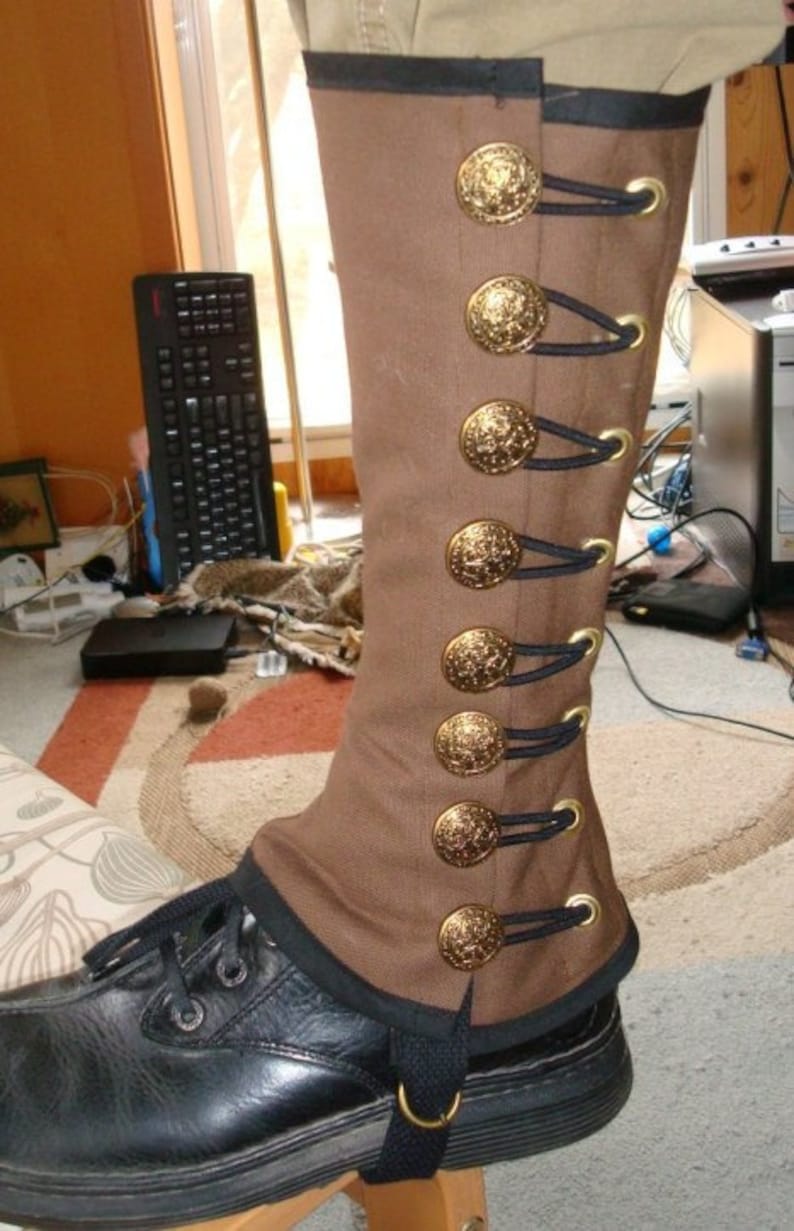 Steampunk Military Spats Sewing Pattern image 2