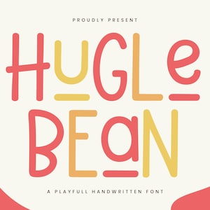 Hugle Bean - Police manuscrite ludique