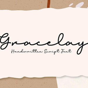Gracelay - Elegant Handwritten Script Font