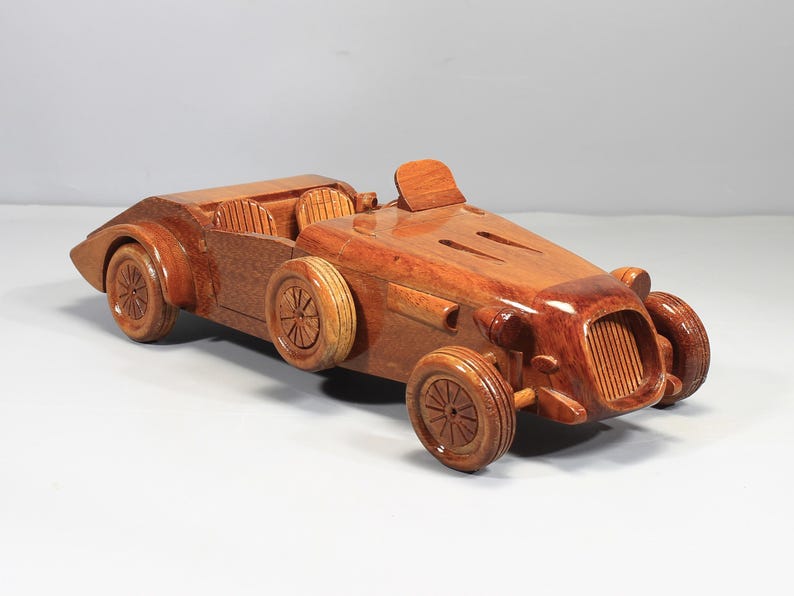 Handmade Mahogany Wooden Hypercar Model – European Sports Car Decor - Etsy