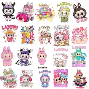 Adorable Labubu PNG Clipart Bundle: Digital Art for Crafts