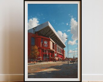 Anfield Stadium Art Print: Liverpool FC Matchday Wall Decor (Digital Download)
