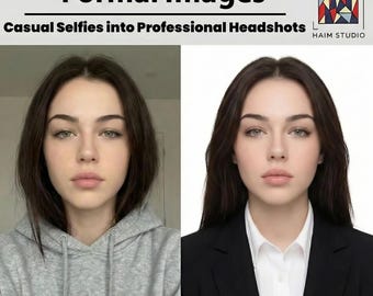 Professionell porträttredigering | Från selfie till företagsfoto (digital redigering)