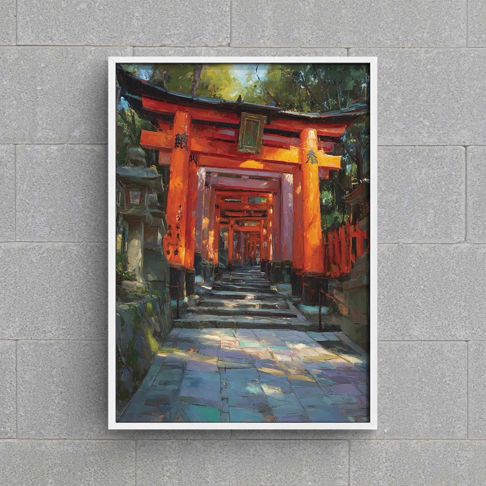 Fushimi Inari Shrine Print | Kyoto Torii Gates Japanese Art