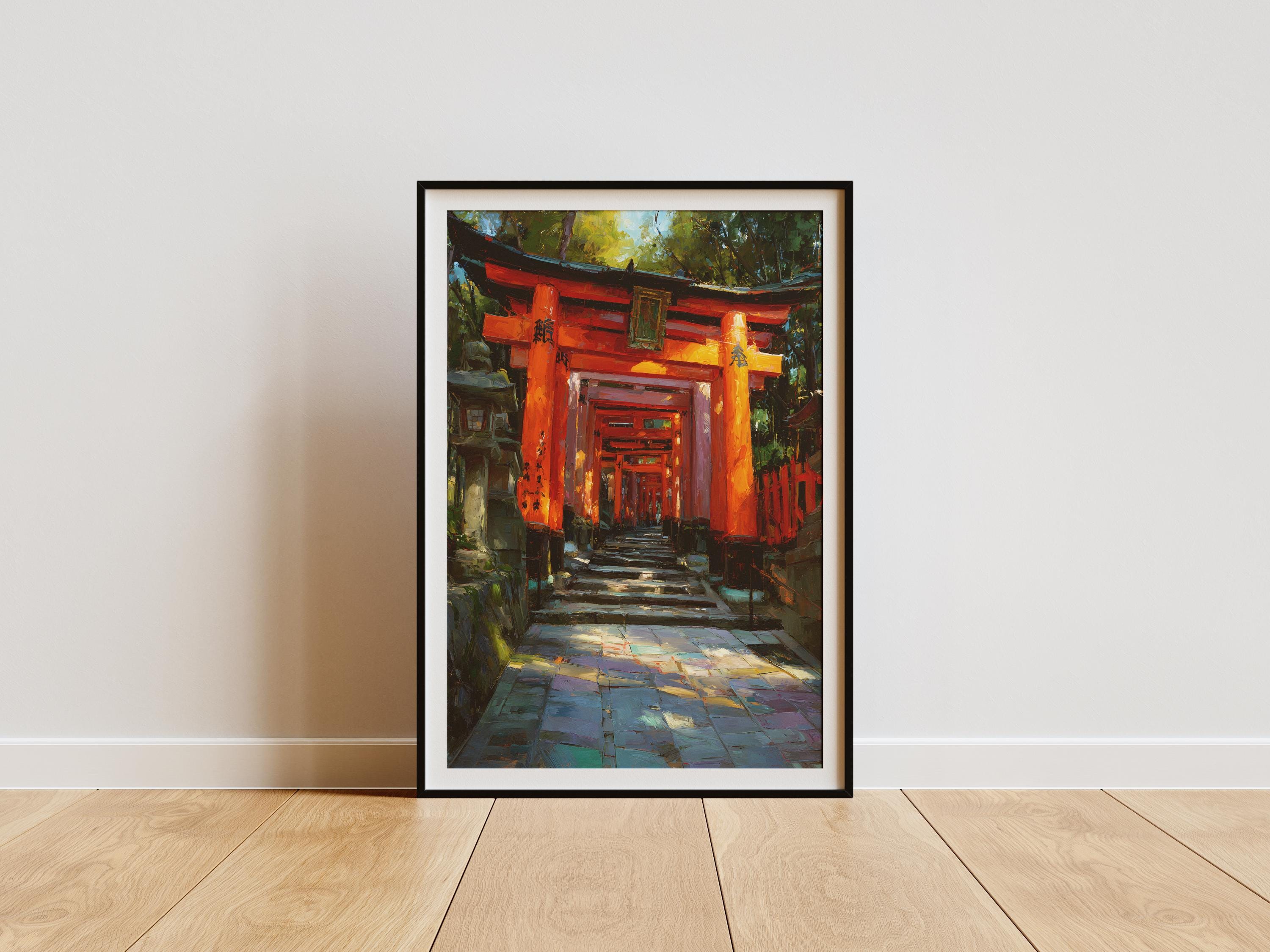 Fushimi Inari Shrine Print | Kyoto Torii Gates Japanese Art