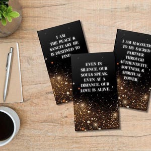 Deck d'affirmation de l'Union divine - 20 cartes