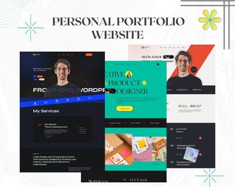 Minimalist Portfolio Figma Template | Creative Resume CV UI Kit