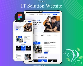 SaaS Dashboard Figma Template | Modern Tech UI Kit