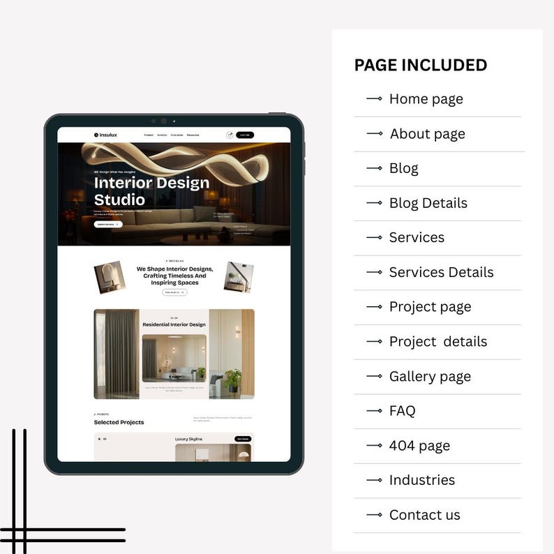 Figma Interior Design Client Portal | Moodboard & Proposal UI Kit - Etsy