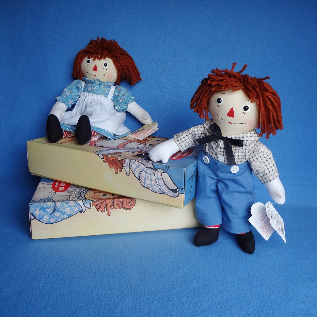 Raggedy Ann & Andy 1994 Limited Edition Cloth Dolls Set