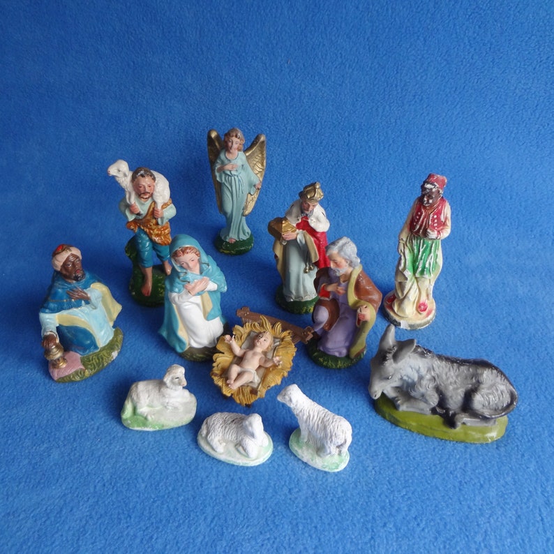 christmas nativity animal figurines