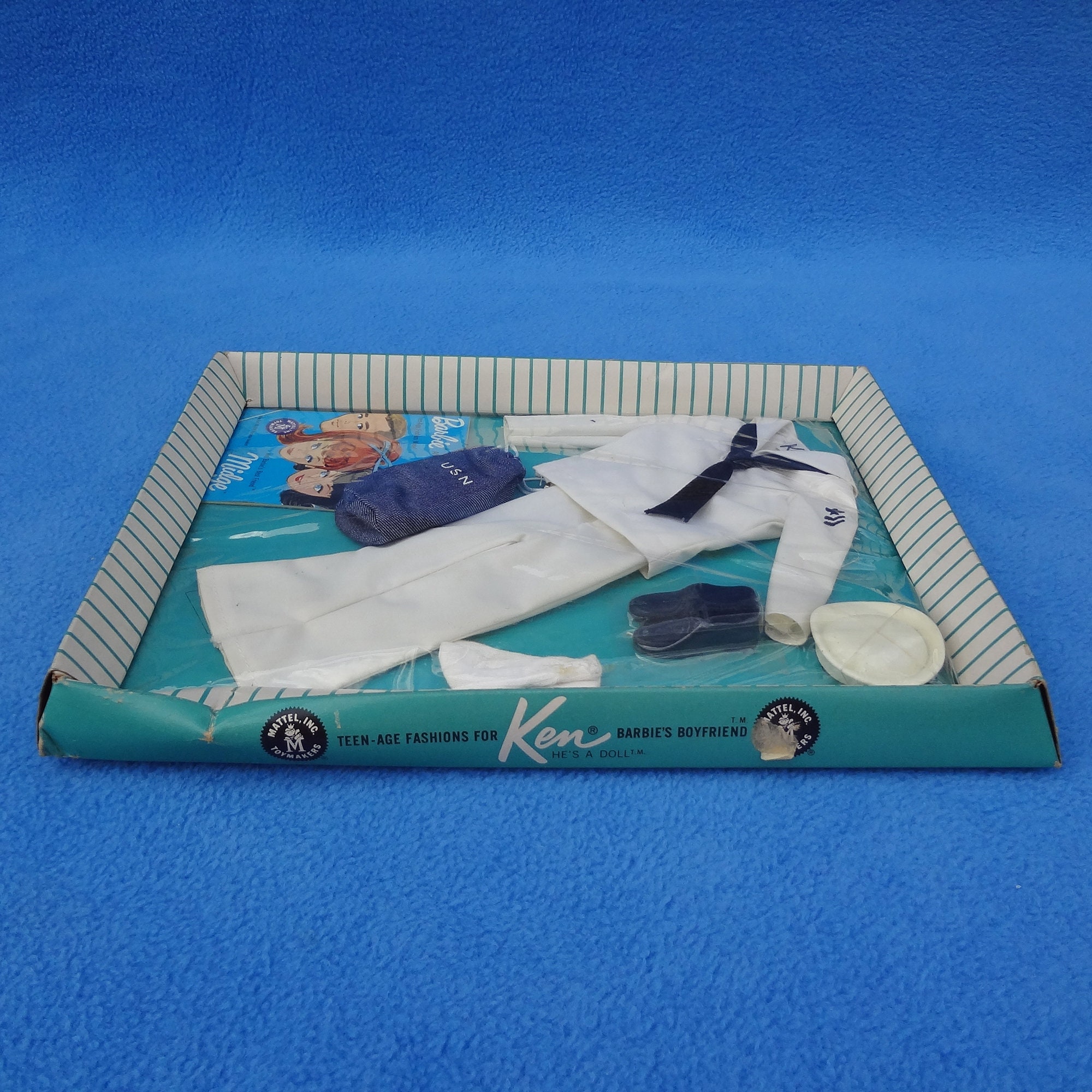 1961 Ken Sailor Bell Bottom Outfit * #796 Mattel * Original