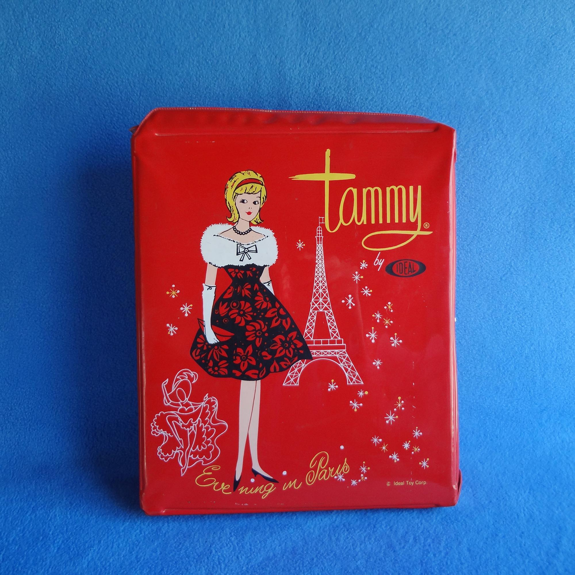 Vintage 60's Tammy Doll 🐦BLUE FRINGED SKIRT w CHARM🐦 Ideal