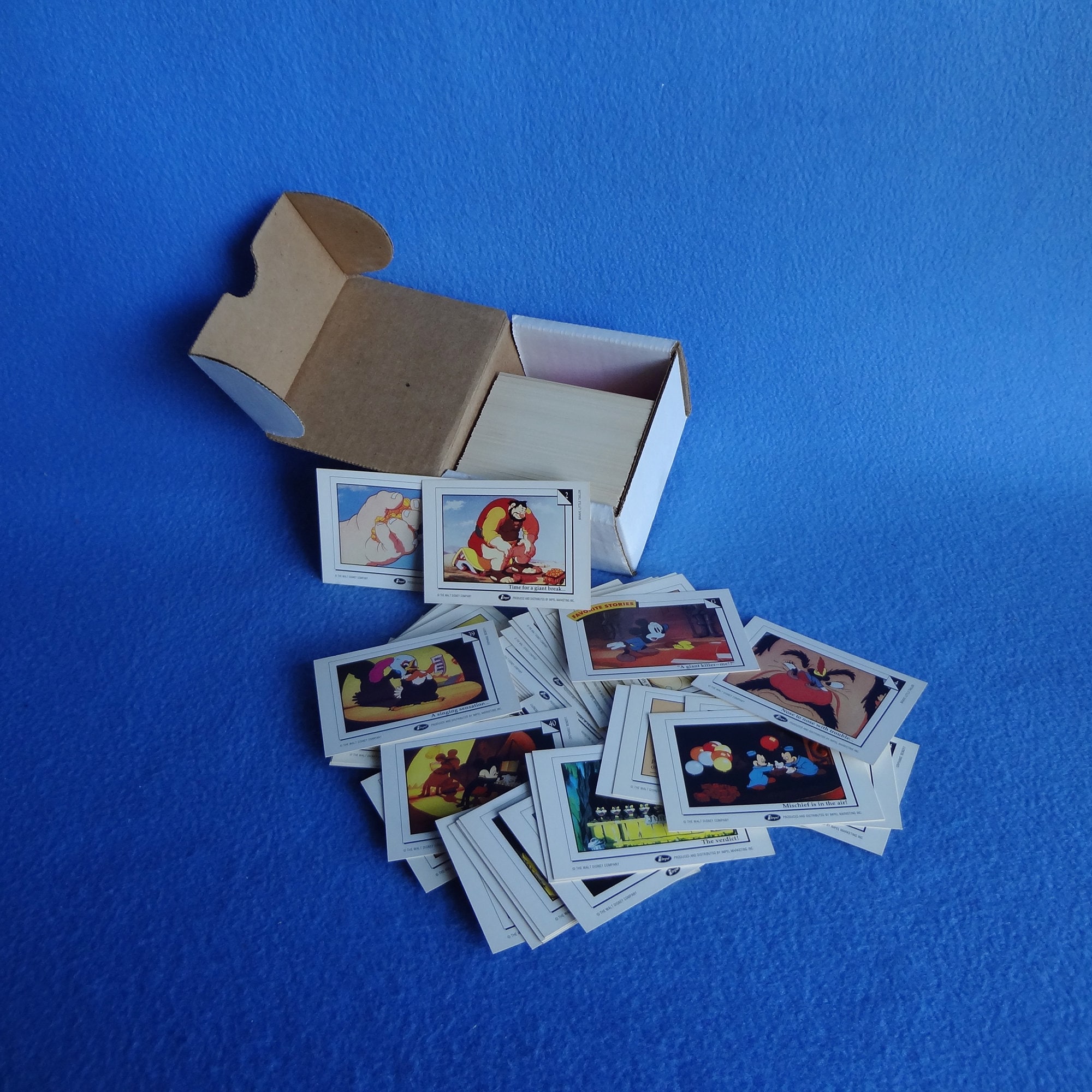 Disney Collector Cards * Vintage * Memorabilia 210 Cards