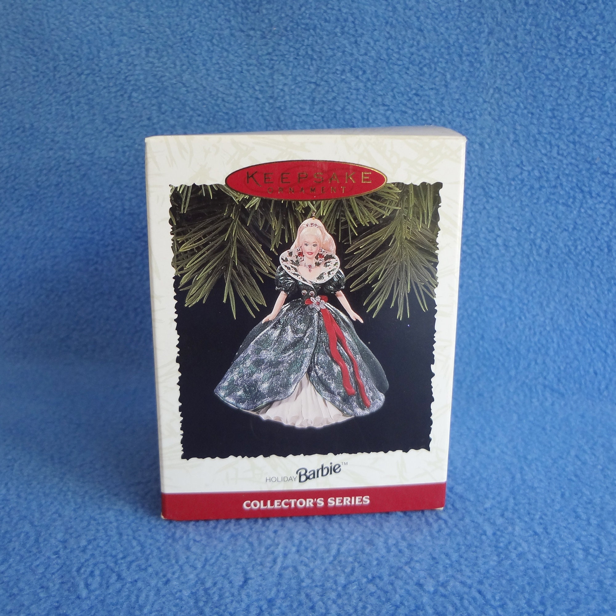1995 hallmark holiday barbie ornament