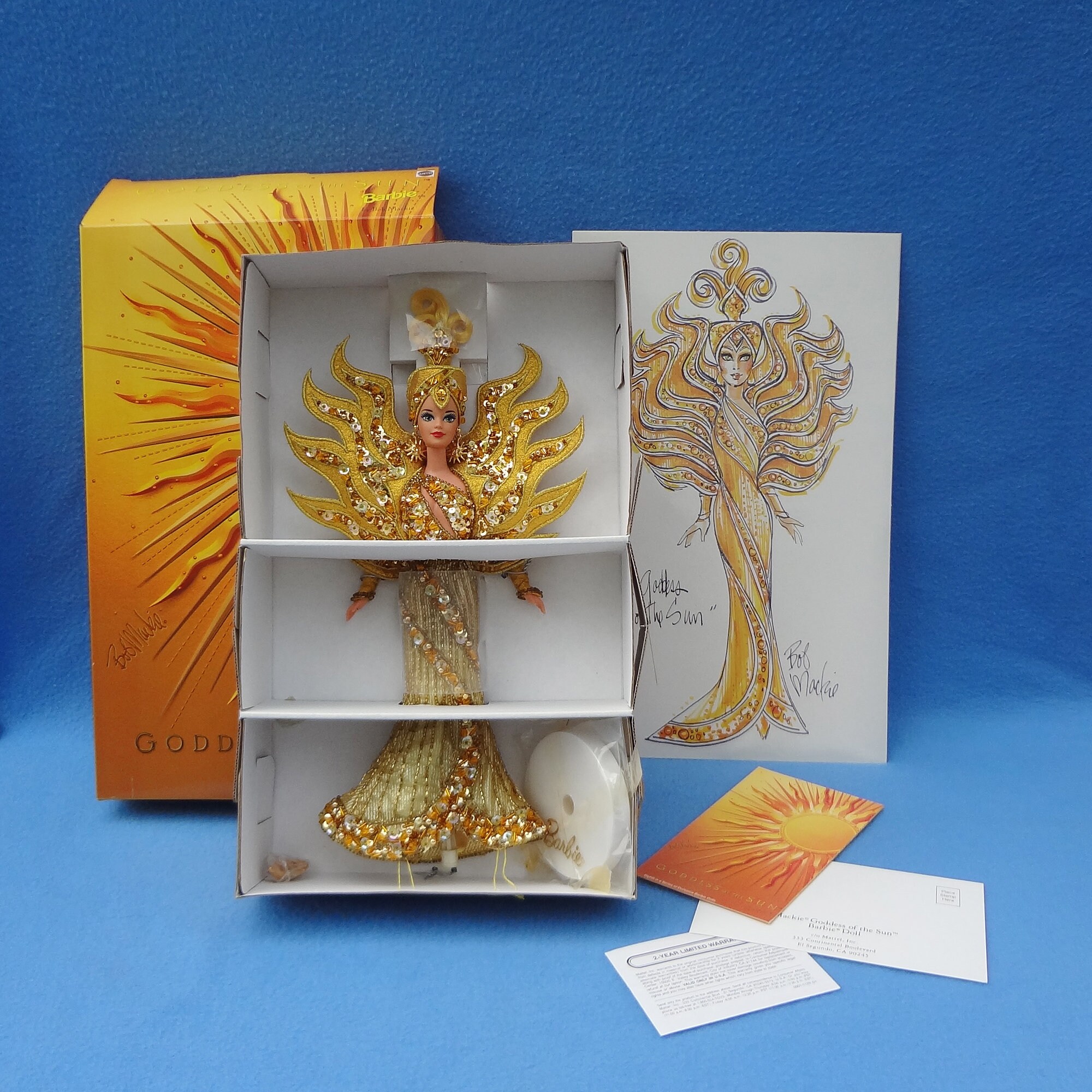 その他 GODFESS OF THE SUN BARBIE Amazon.com: Barbie Goddess of the Sun Bob Mackie (1995