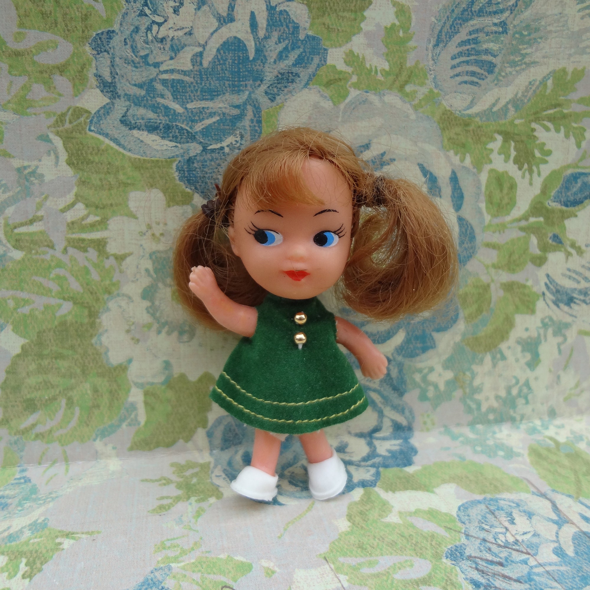 Liddle Kiddle Clone Knockoff Vintage 1960s Brunette Pigtails Miniature Doll Clean and in Great Shape Still Has Her Original Shoes Etsy Australia
