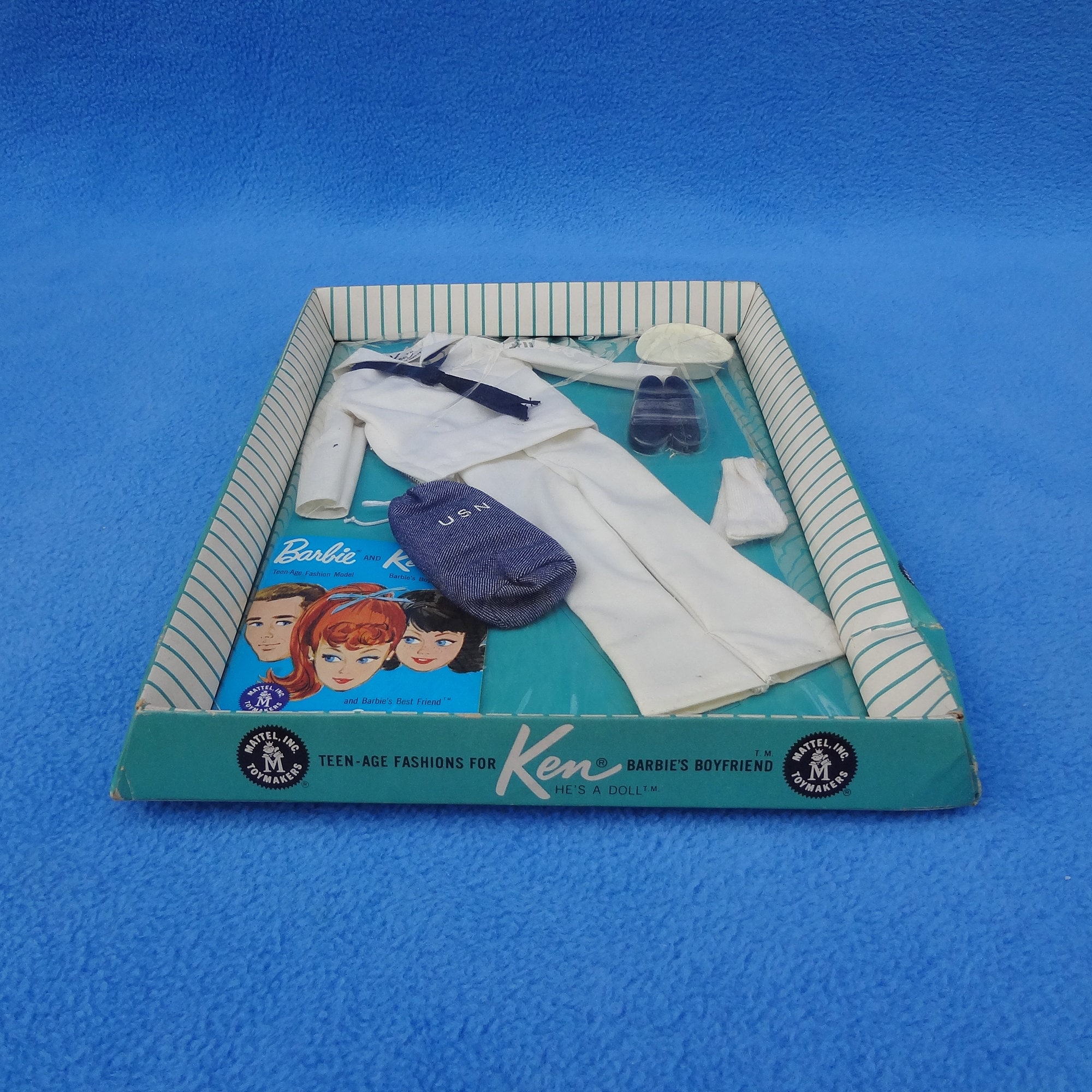1961 Ken Sailor Bell Bottom Outfit * #796 Mattel * Original