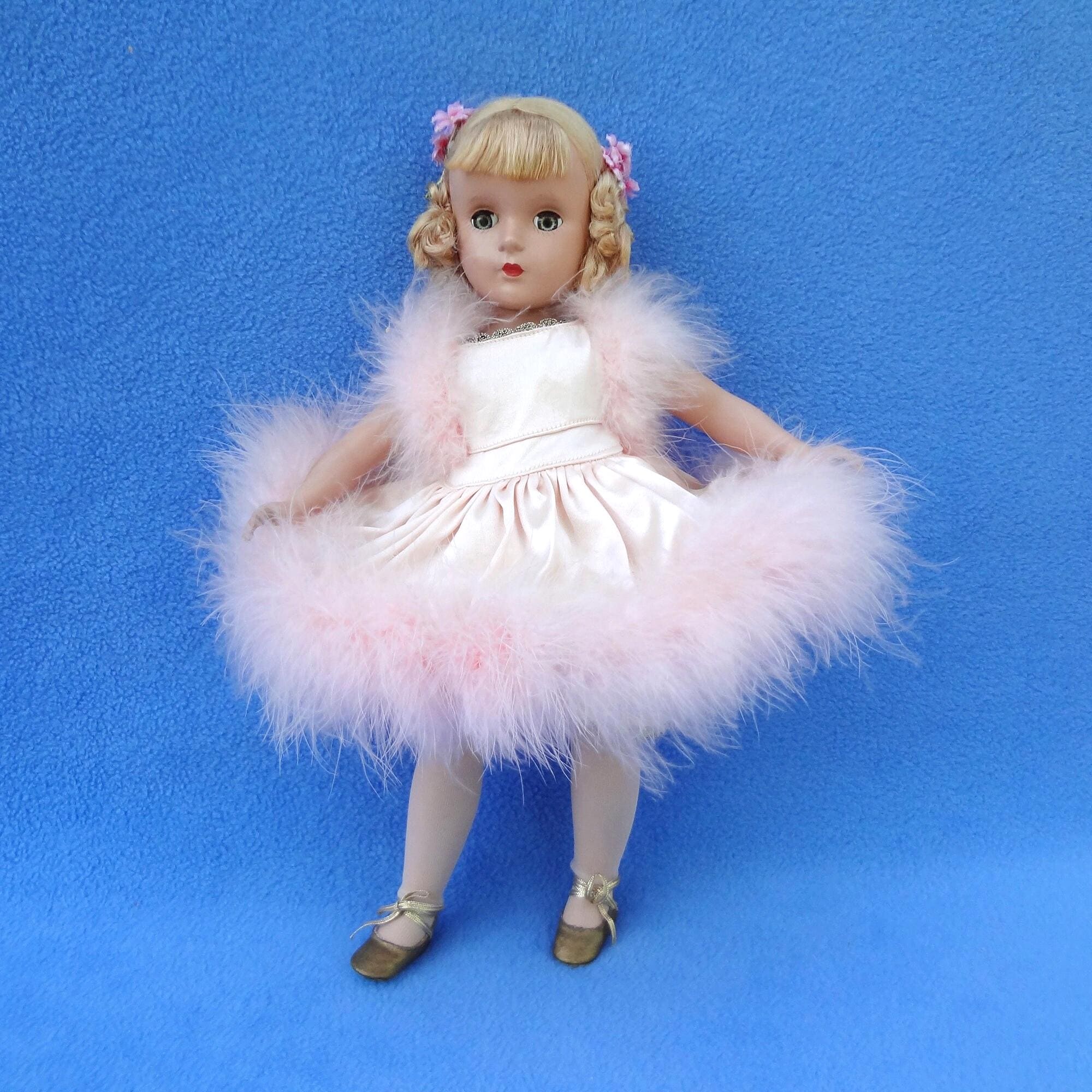50年代 60年代 college doll 1950'S-1960's Vintage 22” HARD PLASTIC WALKING DOLL Vinyl Head