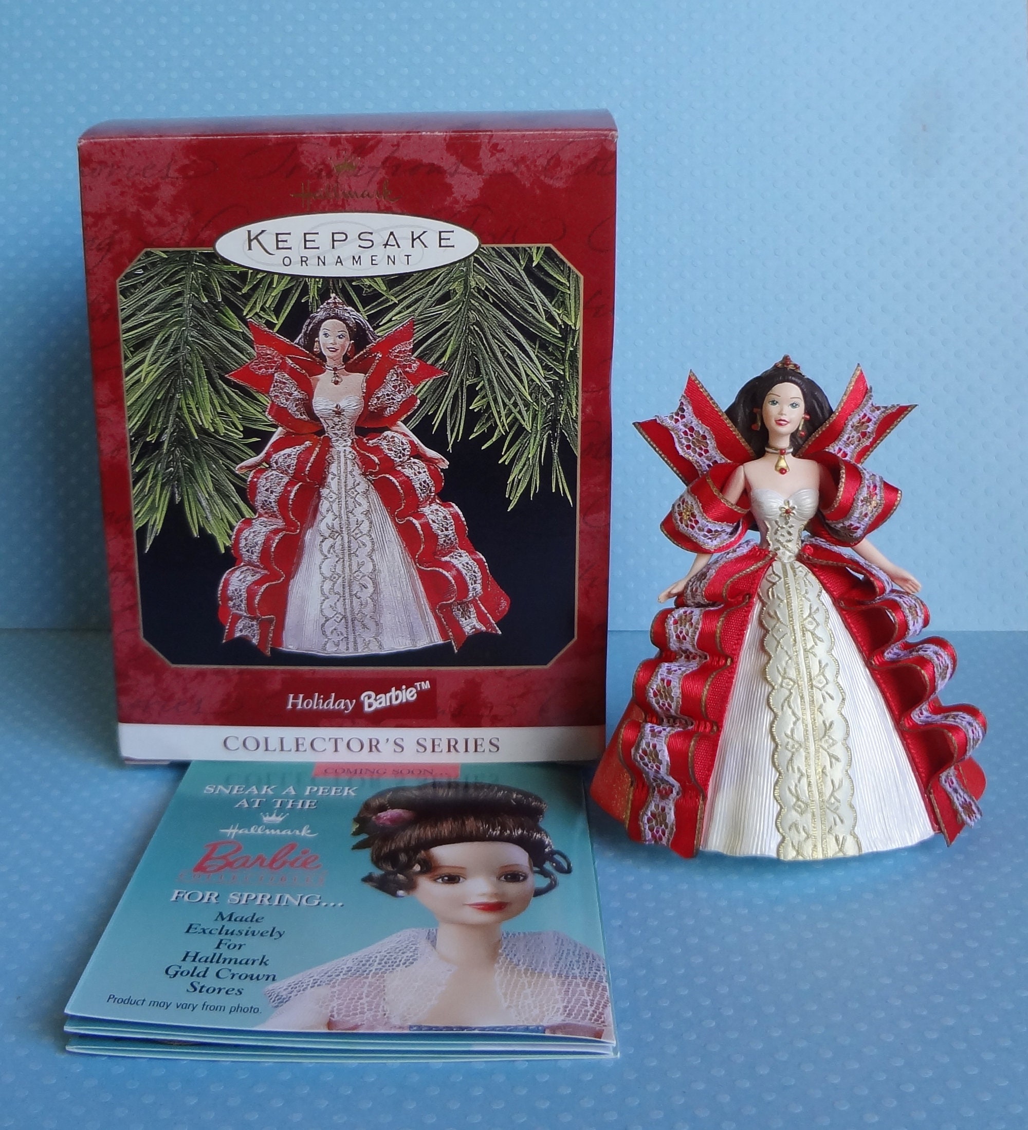 1997 holiday barbie ornament sale