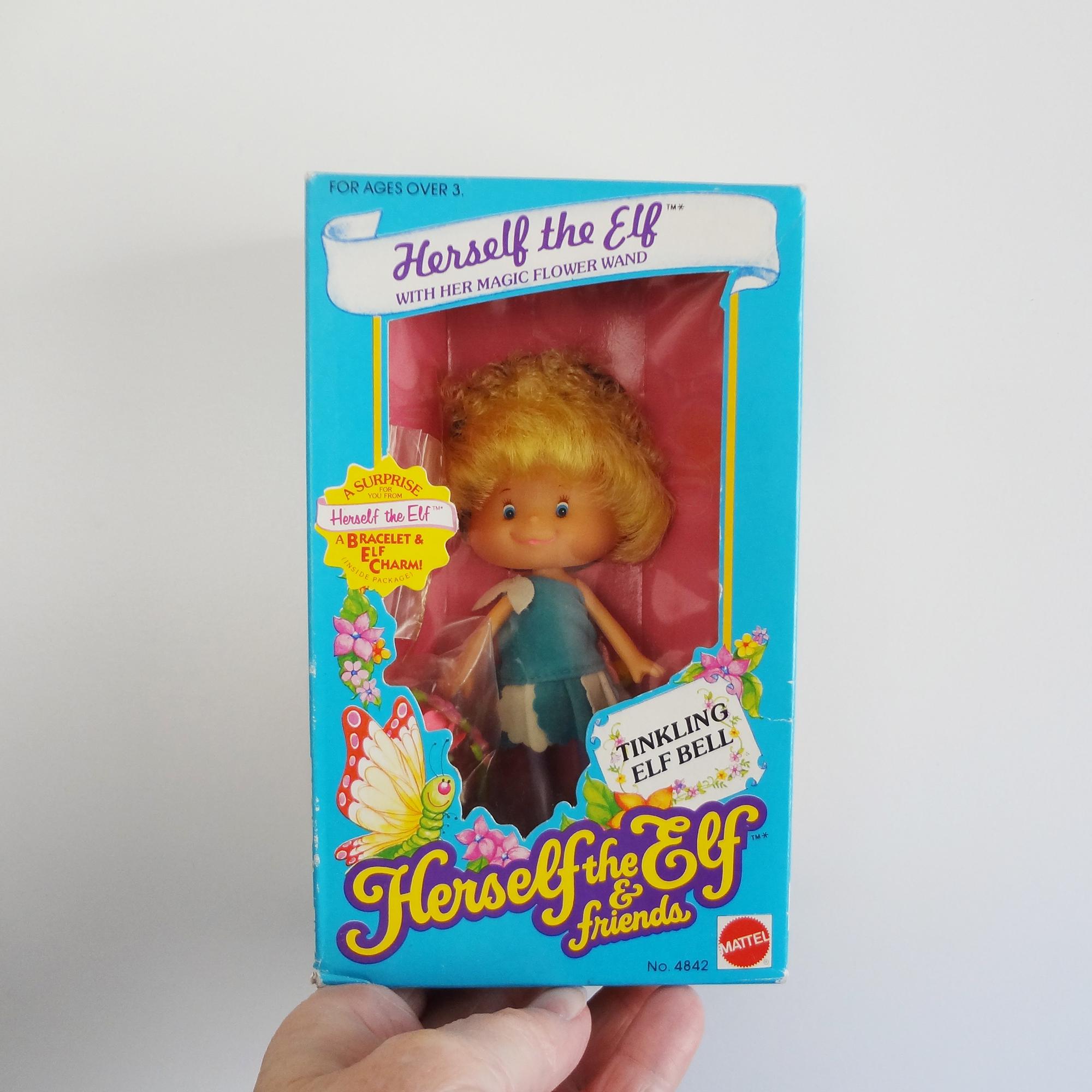 Herself the Elf With Her Magic Flower Wand, Bracelet & Elf Charm