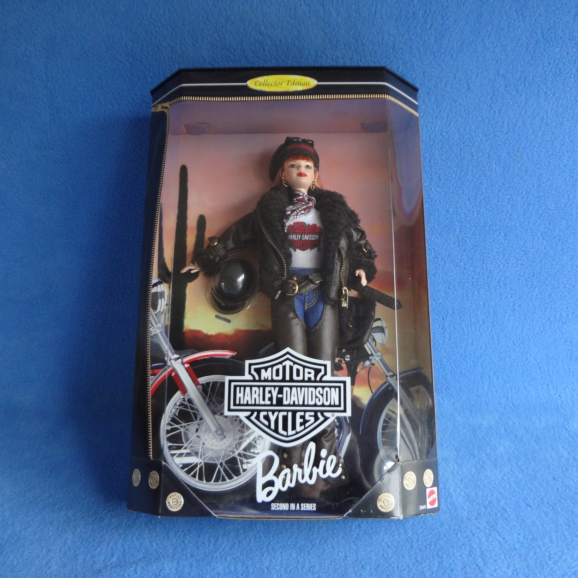Barbie Harley Davidson Motorcycle Doll 2nd in Series 1998 #20441