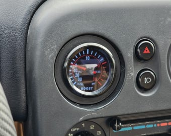 Miata Gauge Pod Vent Adapter: 52mm, 1990-1997 NA, 3D Printed