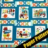Retro Flash, Quilt Pattern, Pattern, Digital Pattern, Bowl, Retro, 50s ...