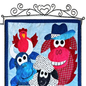 Suzys Banner Series, Howdy, Quilt Pattern, Pattern, Monthly Banners, pdf patterns, July