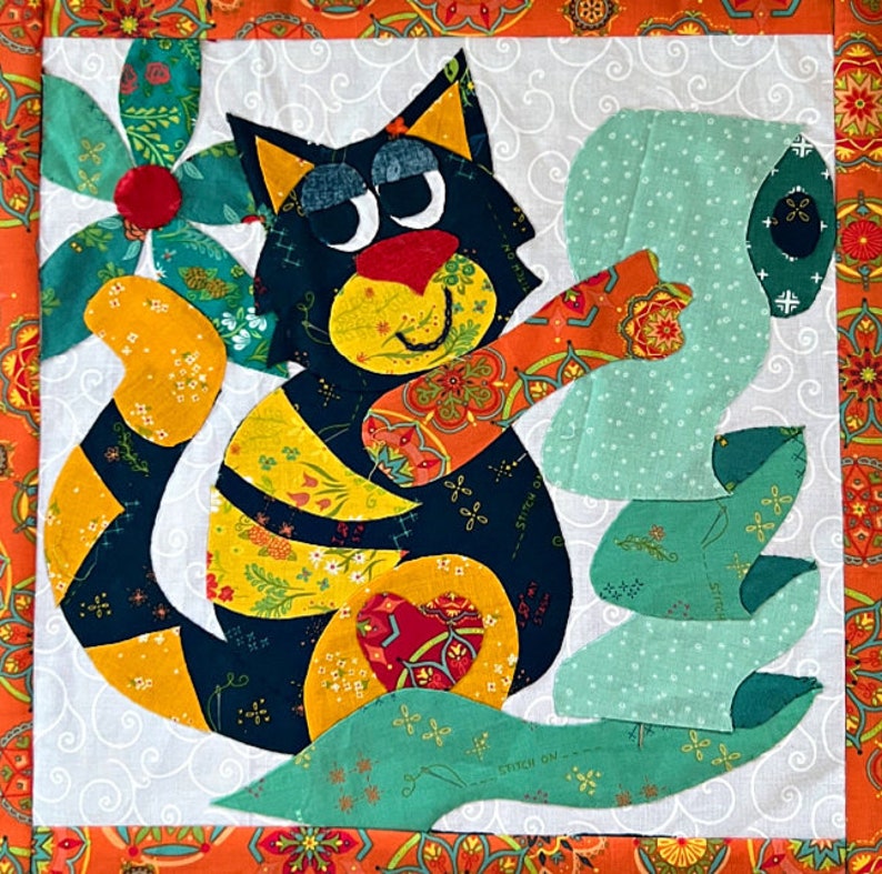 Purrfection Quilt Pattern Cat PDF Pattern Digital Pattern Etsy