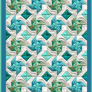 Island Breezes, quilt pattern, pattern, digital pattern, pdf quilt pattern, print at home pattern, baby quilt, pinwheels