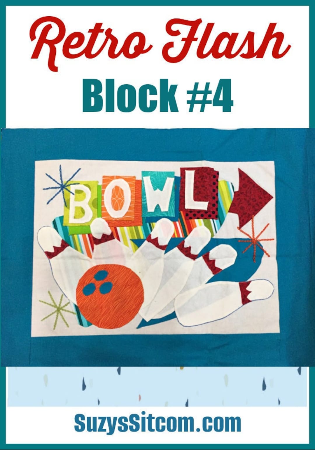 Retro Flash Quilt Pattern Pattern Digital Pattern Bowl Etsy