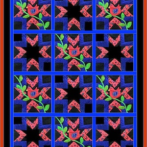 quilt pattern, pattern, digital pattern, pdf quilt pattern, print at home pattern, bird, applique