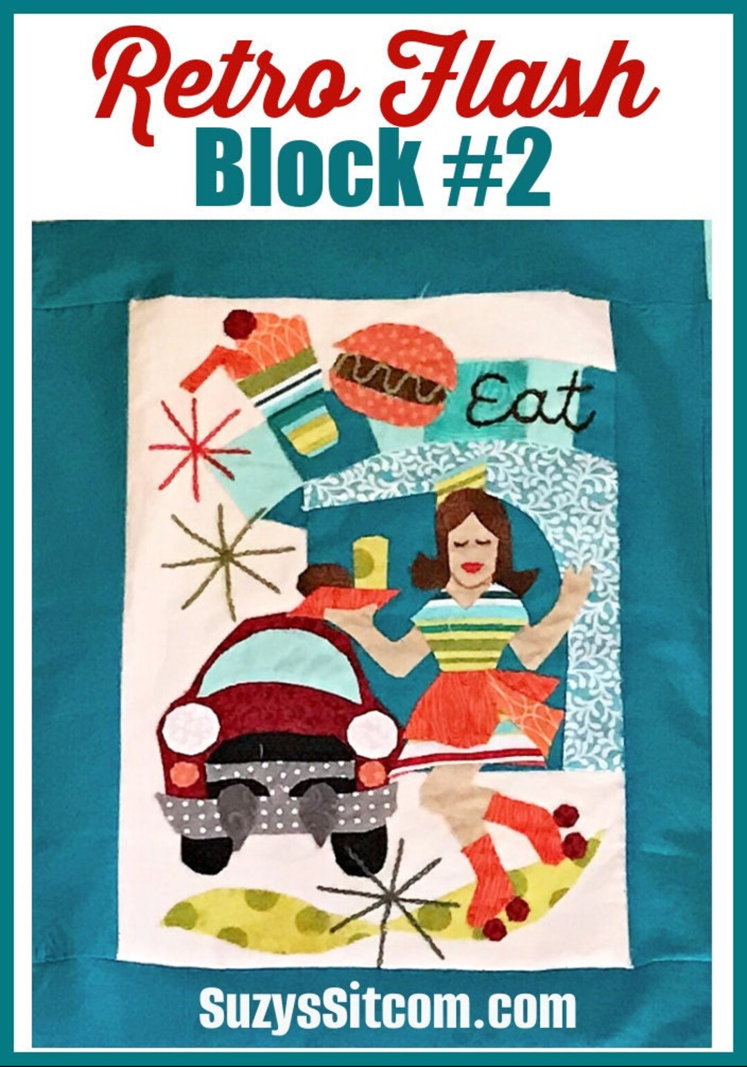 Retro Flash, Retro, Mid Century, Quilt Pattern, Pdf Pattern, Quilt ...