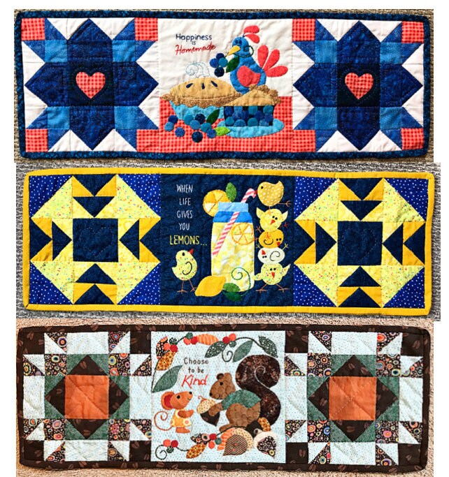 Table Runner Quilt Block Pattern, Applique Designs (digital Pattern) - Etsy